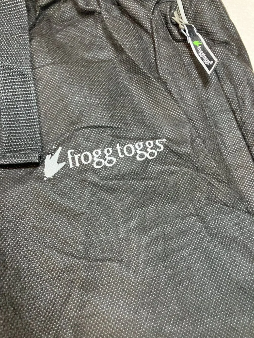 Frogg Toggs‎ Waterproof Black Rain Suit  With Travel Bag Mens 2XL